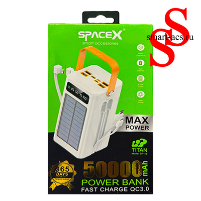 Портативный внешний аккумулятор Power bank SP116 50000 mAh